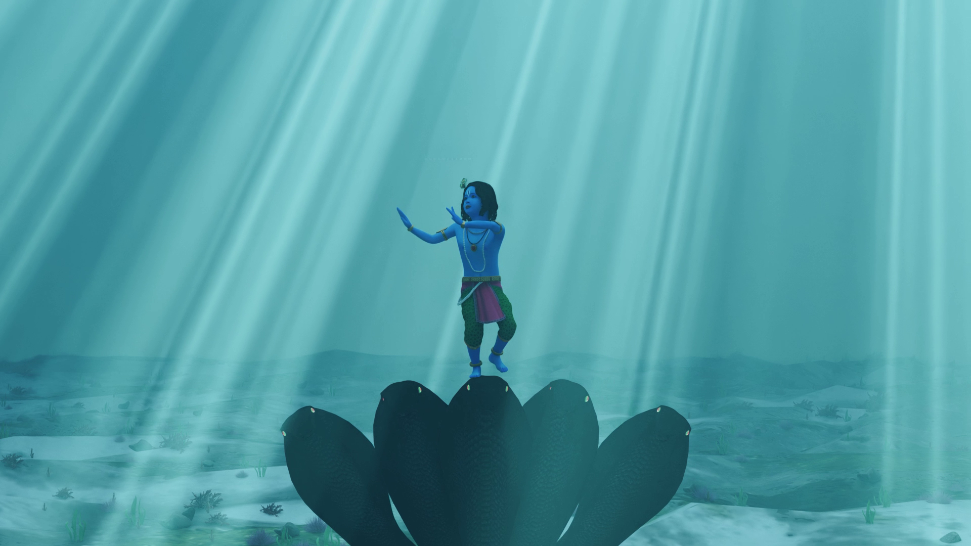 Krishna and Kaliya Naag